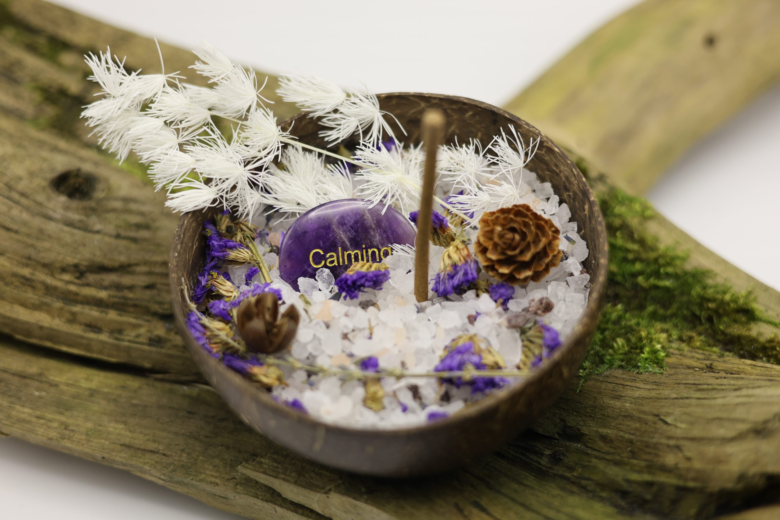 Calming Ritual Bowl | Gentle Grounding & Emotional Calm – Earth Aura